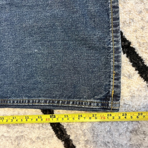 Levi’s 559 Relaxed Fit Jeans Zipper Fly Red Tag 36x30 Act 35x29 Blue Dark Wash D - Picture 7 of 9